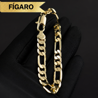 Deus® Pulsera Bañada en Oro 14K