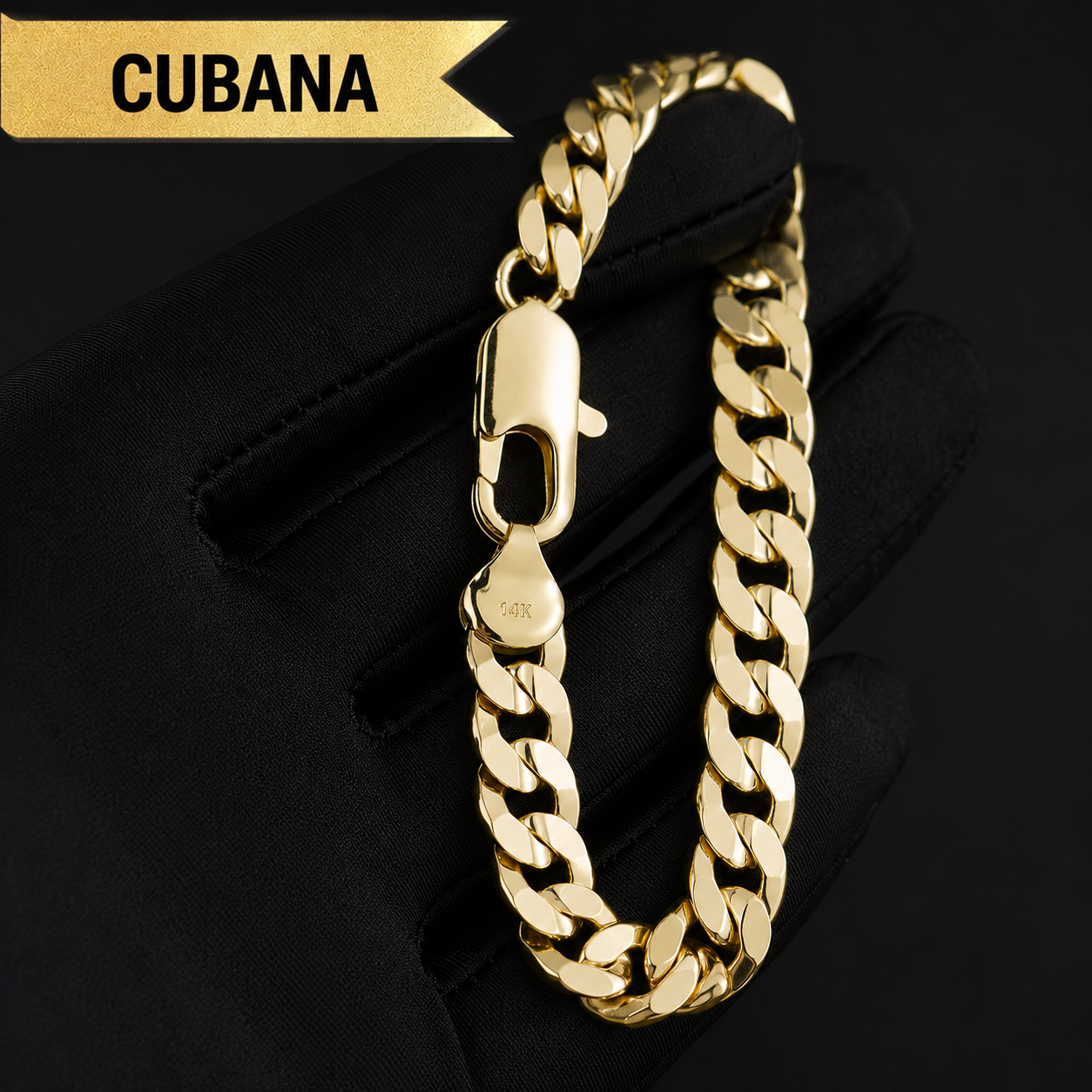 Deus® Pulsera Bañada en Oro 14K