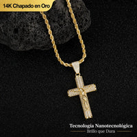 Deus® 14K Gold-Plated Crucifix Chain